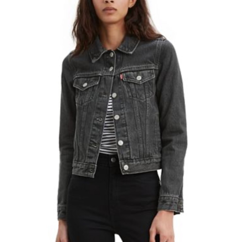 Levi’s Washed Black Trucker Jacket
